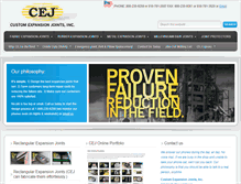 Tablet Screenshot of cej.com